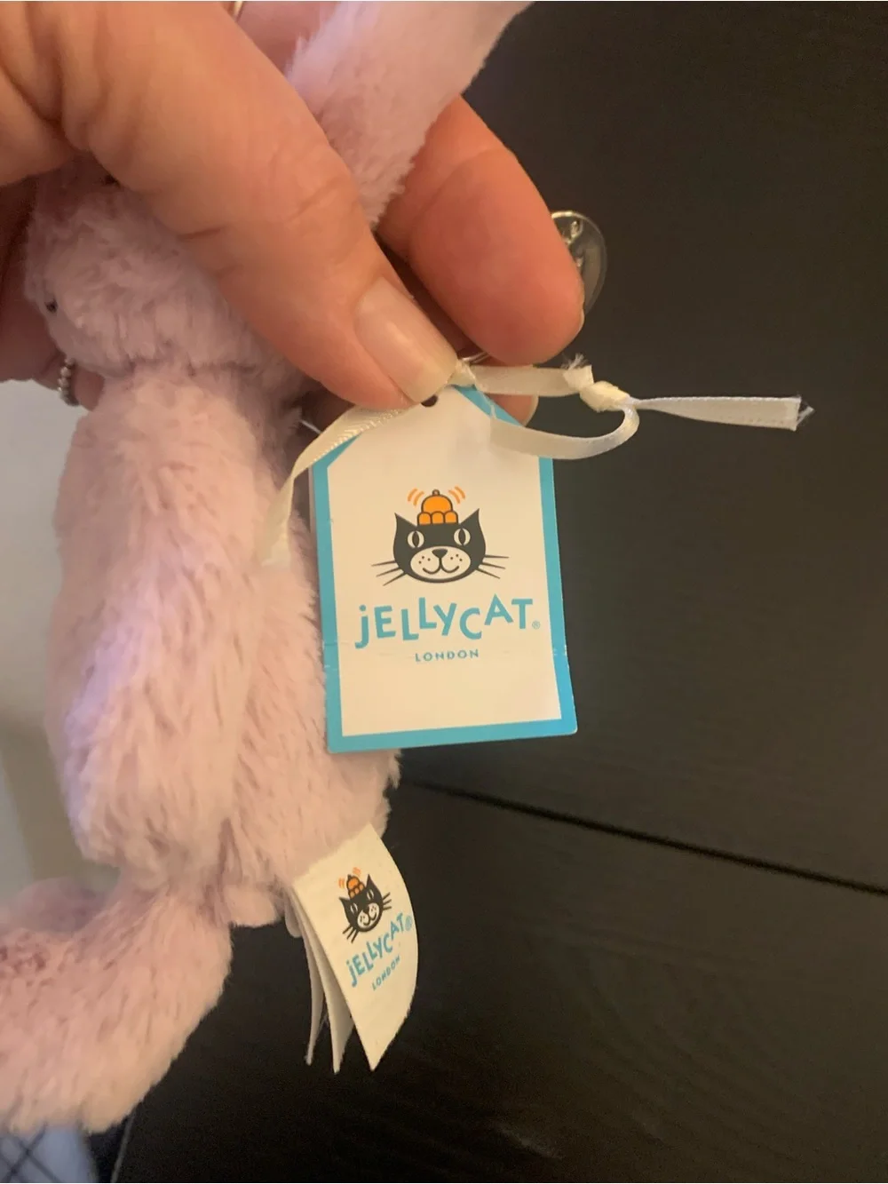 JellyCat ThistlePop Blossom Bunny Bag Charm